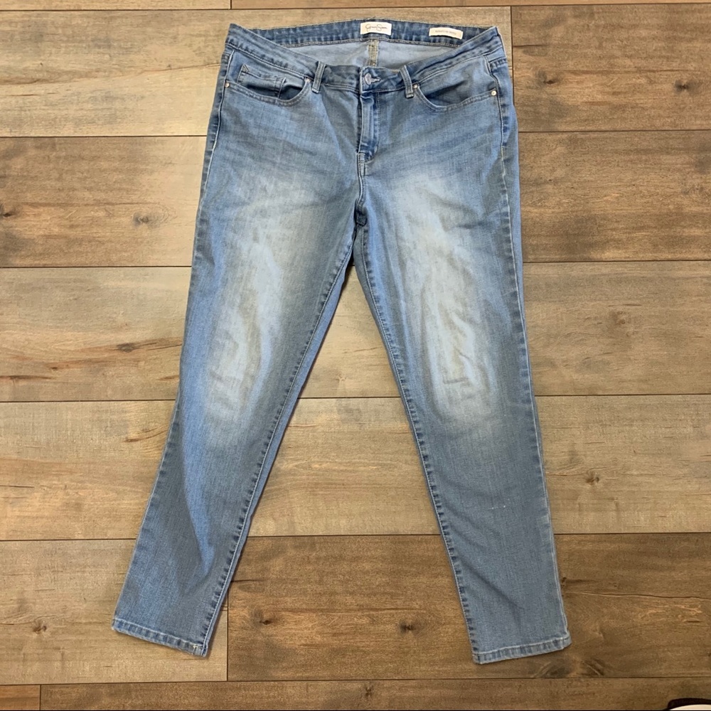 Jessica Simpson Rolled Cropped Skinny Jeans